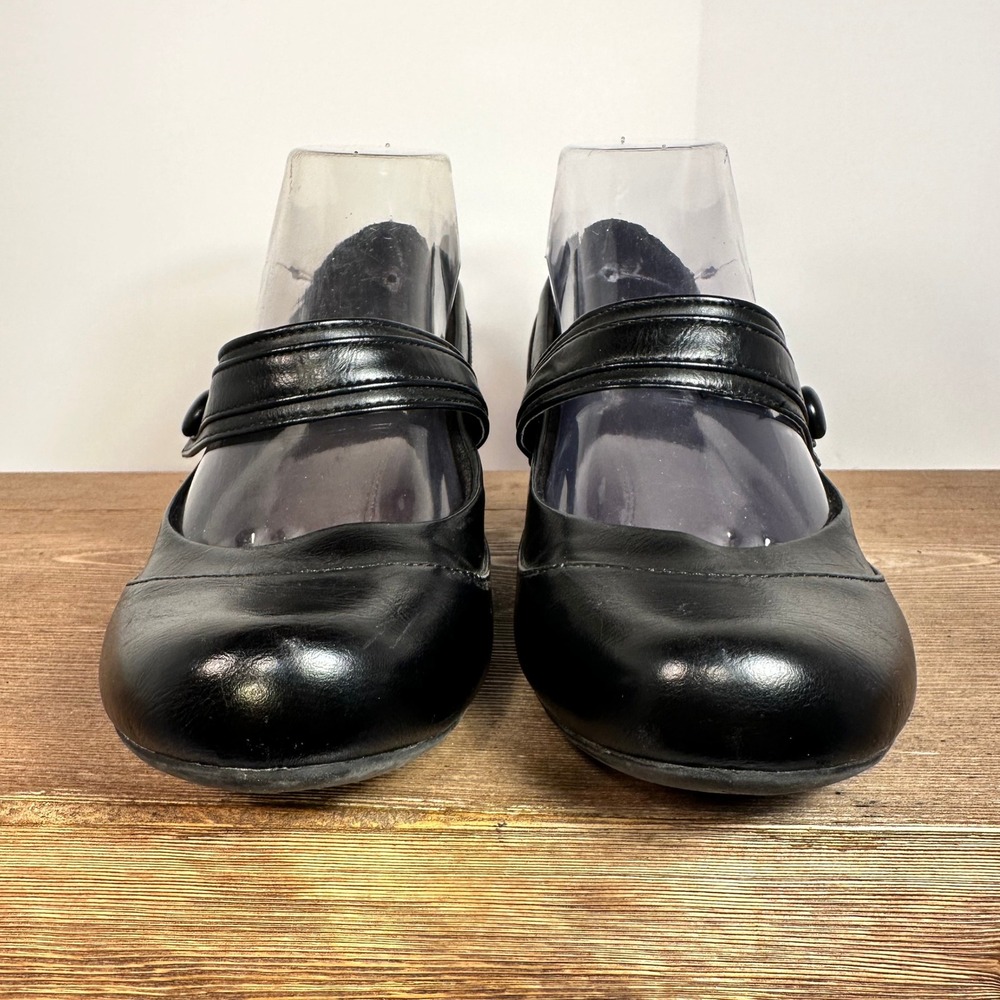Life Stride Mary Jane Clog Comfort Heels SZ 8M Soft System Academia Grunge Retro - Picture 5 of 10